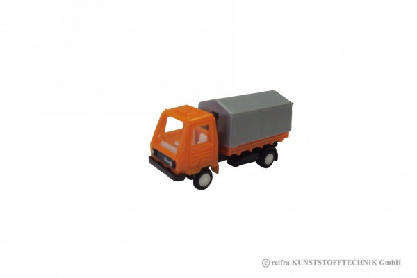 Multicar M26 L11.1 (TT) orange mit Plane grau