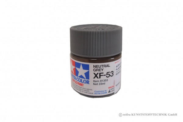 Farbe für Modellbau XF-53 Neutral Grau matt 23ml