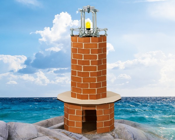 TEIFOC Steinbaukasten Leuchtturm