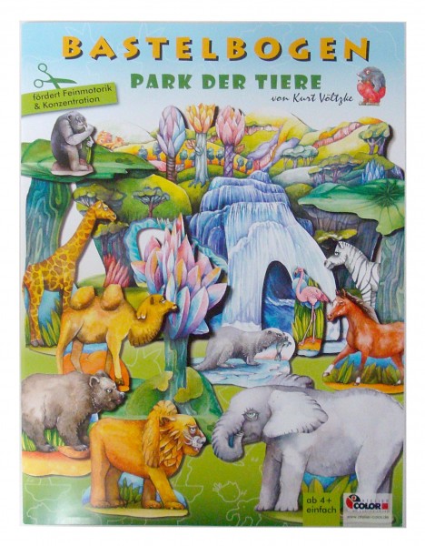 Bastelbogen "Park der Tiere"