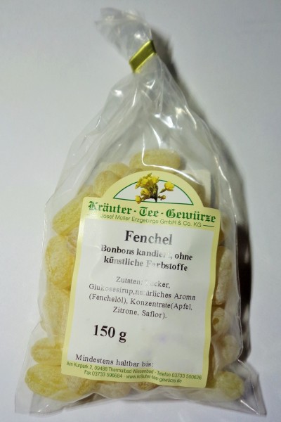 Bonbons Fenchel 150 g