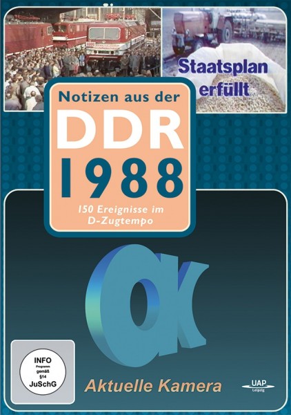 DVD Notizen aus der DDR 1988 Aktuelle Kamera UAP