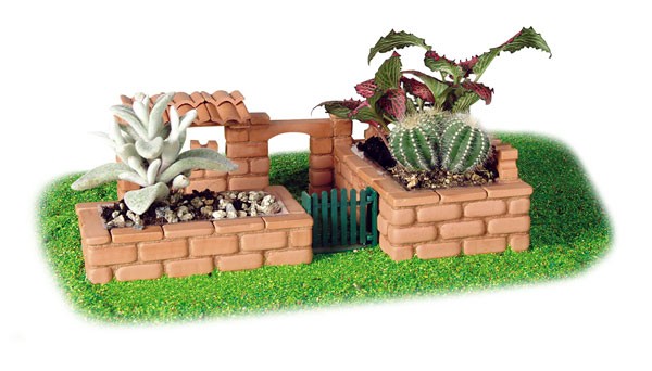 Teifoc Steinbaukasten TEI9010 Kleiner Garten - 2 P
