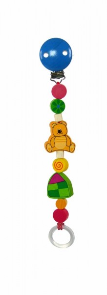 Schnullerkette Teddy Holz Hess