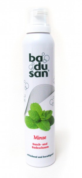 Duschschaum, Schaumspray Minze Badusan 200 ml