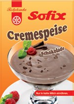 Sofix Rotplombe Cremespeise Schokolade, 50g