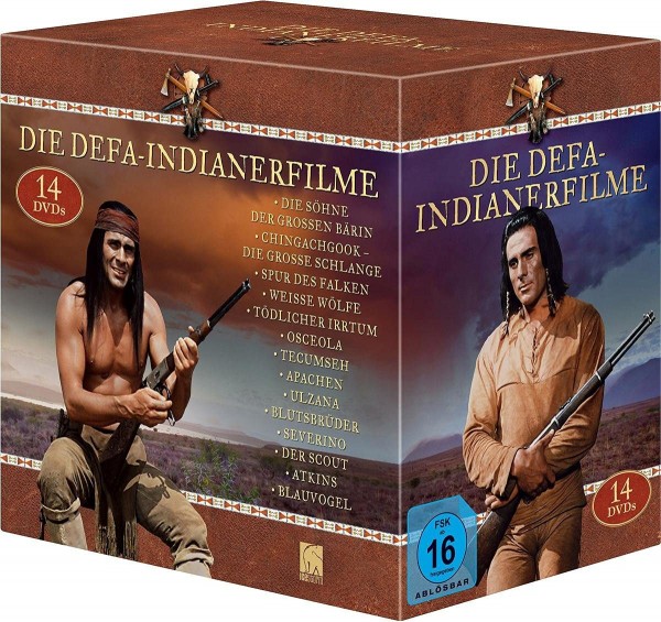 Indianer-Box (12x Gojko + Atkins + Blauvogel) DDR