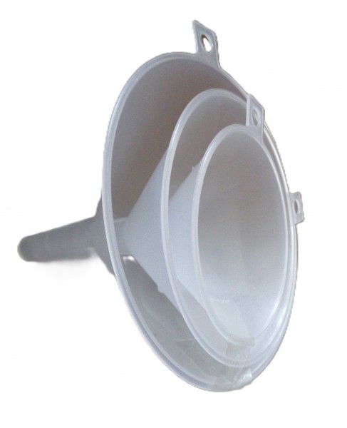 Trichter Set 3tlg. 8/10/12 cm transparent