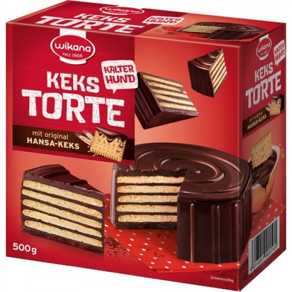Wikana Kalter Hund Torte rund 500 g