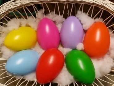 XXL Riesen Osterei Kunststoff 24 cm grün Osterdeko