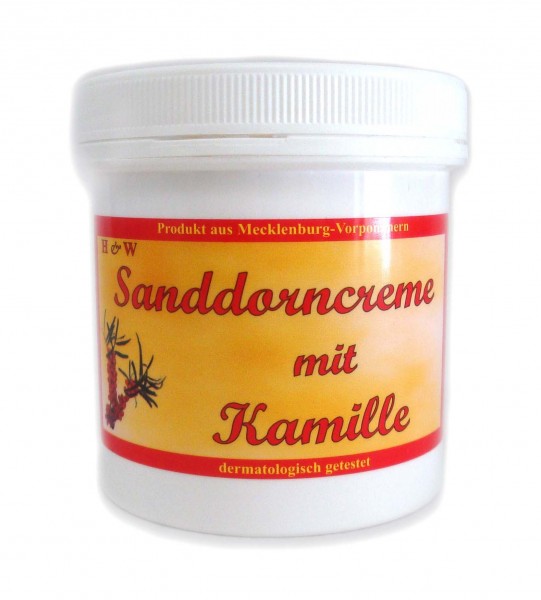 Sanddorncreme mit Kamille 250 ml