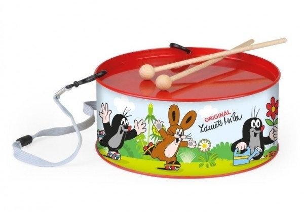 Trommel der kleine Maulwurf Made in Czech Rep.
