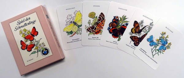 Kartenspiel Quartett "Spiel der Schmetterlinge"