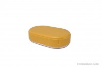 Brotdose, oval, pastell-gelb Brotdose, oval, pastell-gelb