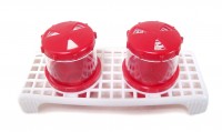 Gewürzstreuer Set, 2-teilig, rot Gewürzstreuer Set, 2-teilig, rot