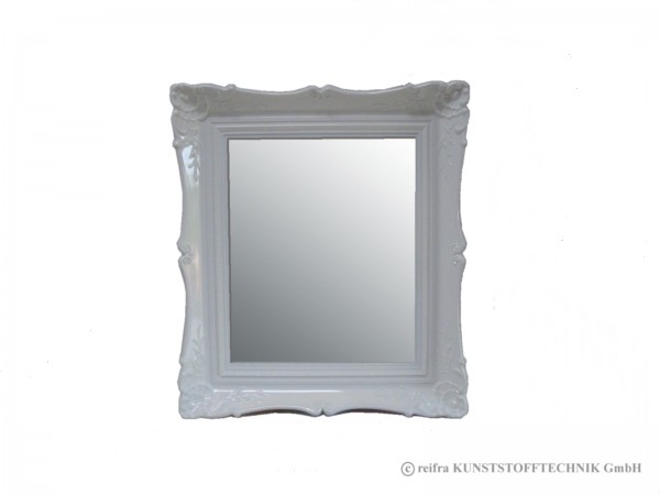 Spiegel "Antik", perlweiß 280 x 320 mm
