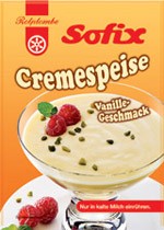 Sofix Rotplombe Cremespeise Vanille, 38,5 g