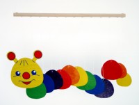 Mobile, Raupe Hess Spielzeug Mobile, Raupe Hess Spielzeug
