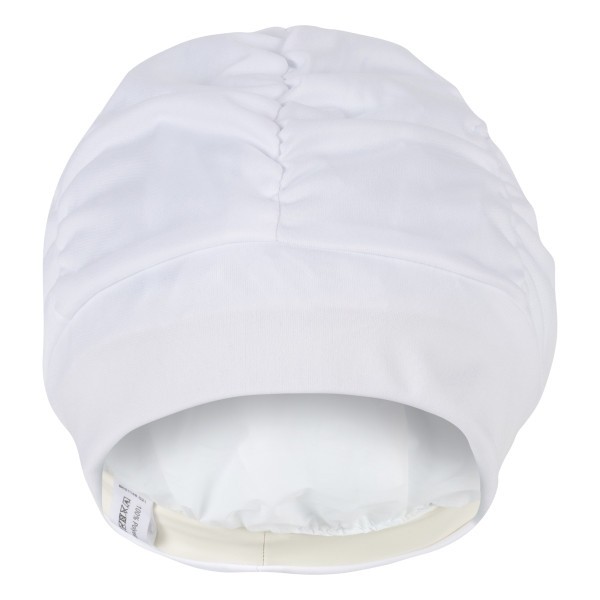Stoff-Badehaube Damen weiß
