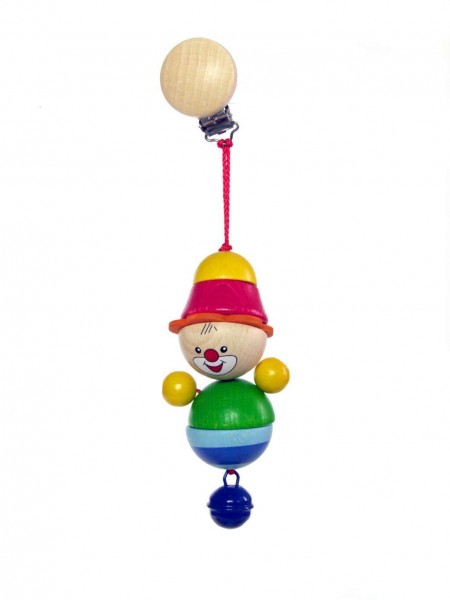 Clipfigur Clown Felix Kinderwagenfigur Clipfigur