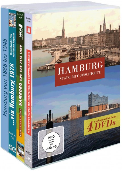 Hamburg - Stadt mit Geschichte (4er DVD-Box)