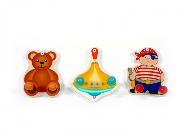 Garderobe, Teddy aus Holz