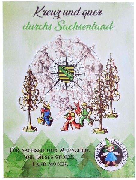 Würfelspiel - Kreuz und quer durchs Sachsenland