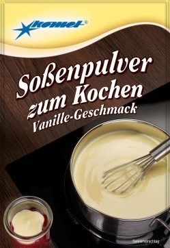 Komet Vanillesoße zum Kochen, 24g Soßenpulver