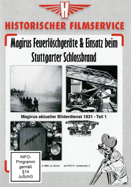 Magirus Feuerlöschgeräte-Stuttgarter Schloßbrand