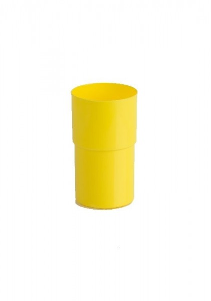 Trinkbecher 250 ml gelb Kunststoff stapelbar