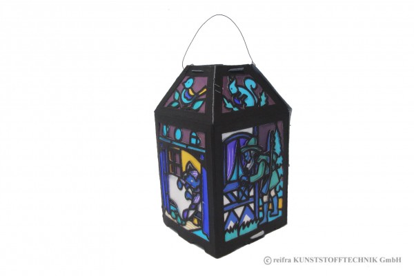 Kastenlaterne Rotkäppchen 13 x 24 cm