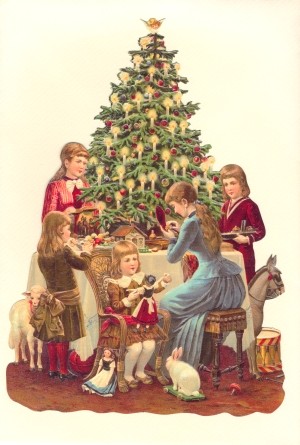 Aufstellschmuckkarte Weihnachten