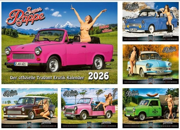 Erotik Trabant Kalender Super Pappe 2026