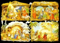 Glanzbilder Krippen Weihnachten 50er Jahre Glanzbilder Krippen Weihnachten 50er Jahre