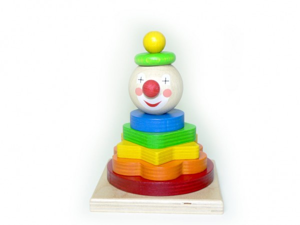 Stapelturm Clown