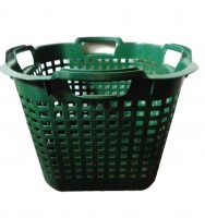 BÜMAG Ernte-Vorratskorb eckig,dreh-stapelbar,grün BÜMAG Ernte-Vorratskorb eckig,dreh-stapelbar,grün