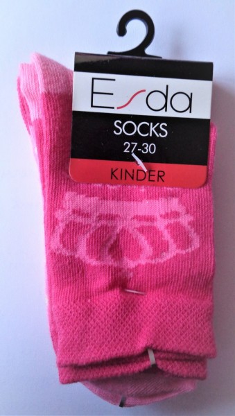 Esda Socke Krone Katze 2er Pack,rosa/pink 31/34