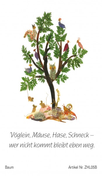 Leporello Nr. 5 Zipfelhaus Blütenbilder Baum