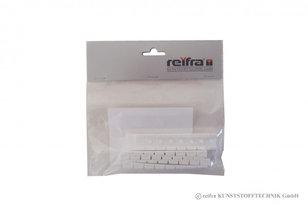 Möbelkeil in weiß,6 Stück im Beutel