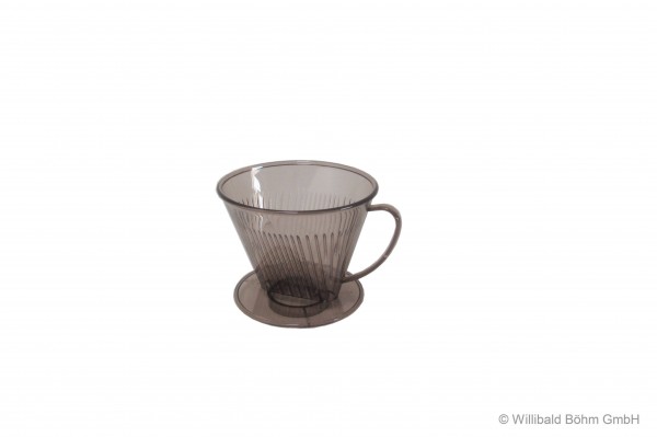 Keilfilter, rauchglas, 2-4 Tassen