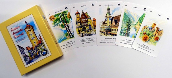 Kartenspiel Quartett "schöne deutsche Heimat"