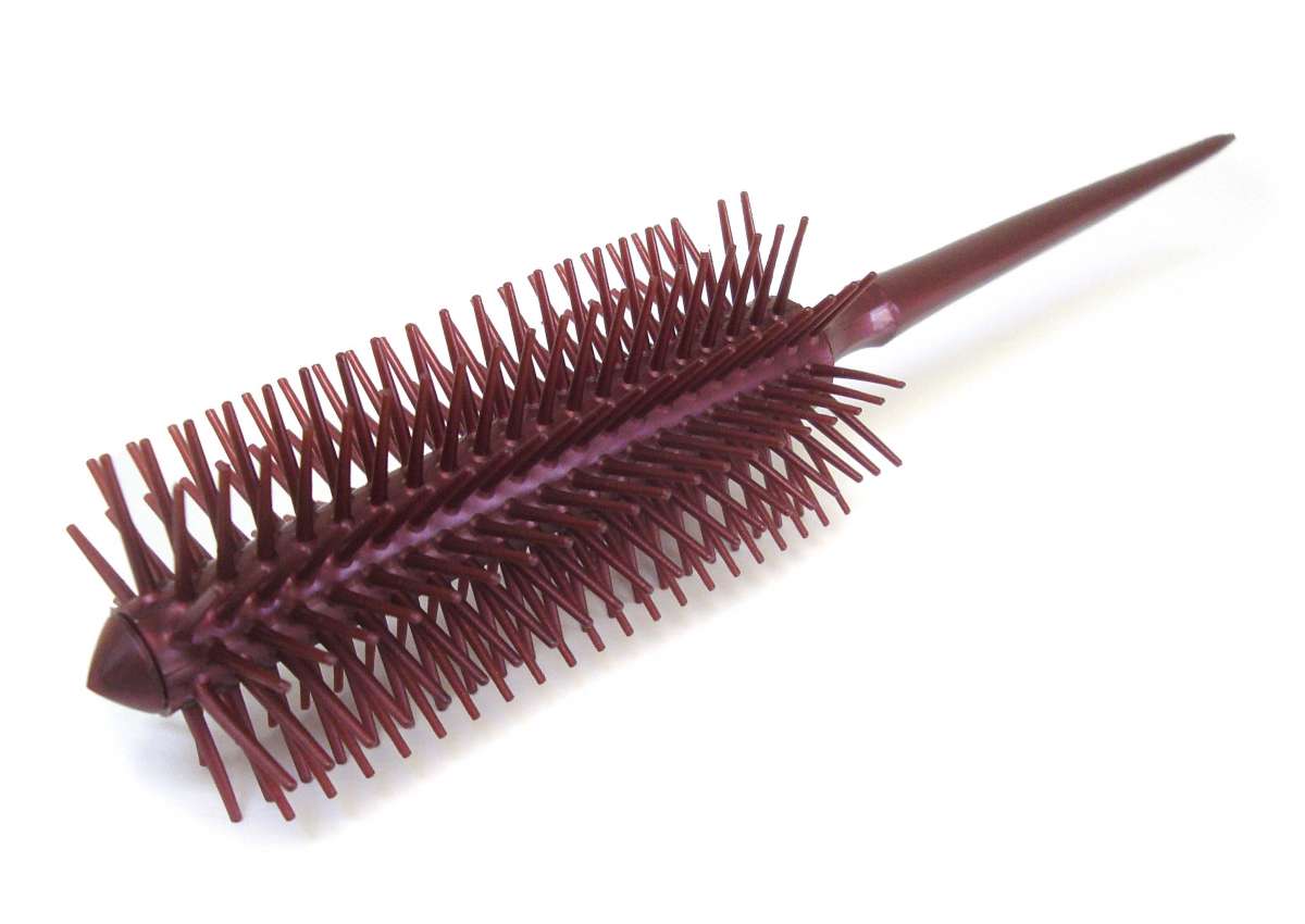 Haarbürste Mit Puderfunktion – Weiche Borsten, Ergonomischer Griff, Für Salon & Zuhause (weiß)