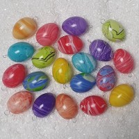 20 Stück marmorierte Ostereier 4,5cm innen/aussen