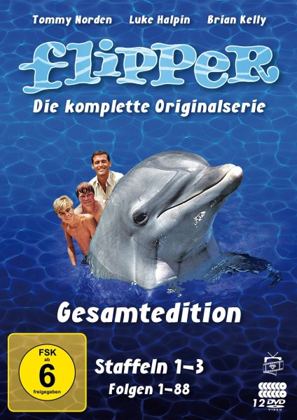 Flipper - Delfin,die komplette Originalserie- 1-3