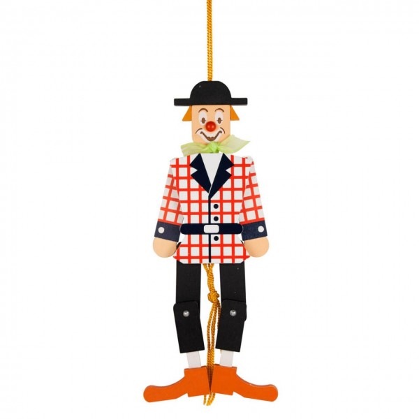 Hampelmann Clown aus Holz