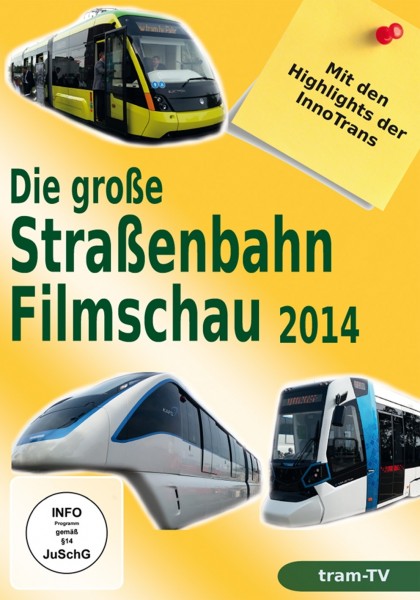 Die große Straßenbahnfilmschau 2014-Inno Trans DVD
