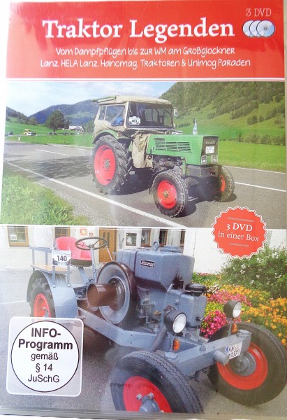 Traktor Legenden von 1917 bis heute 3-DVD Box