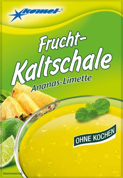 Komet Frucht-Kaltschale Ananas-Limette, 71 g