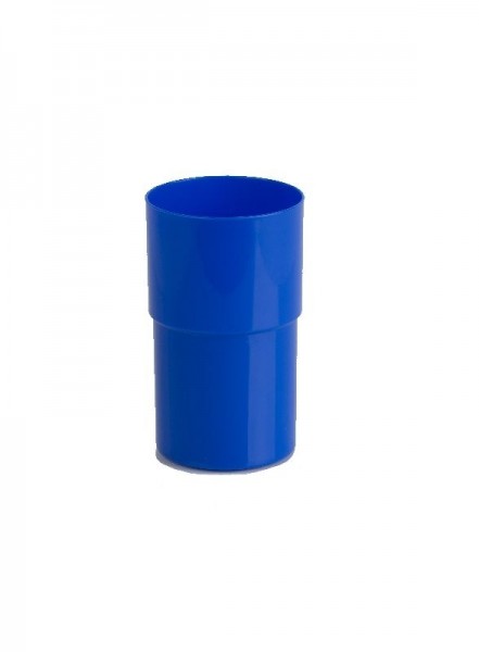 Trinkbecher 250 ml blau Kunststoff stapelbar