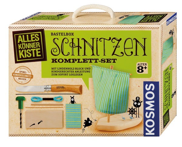 Kosmos Bastelbox Schnitzen Komplett-Set